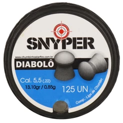 Chumbinho Snyper Diabolô 5.5mm (.22) - 125 Unidades