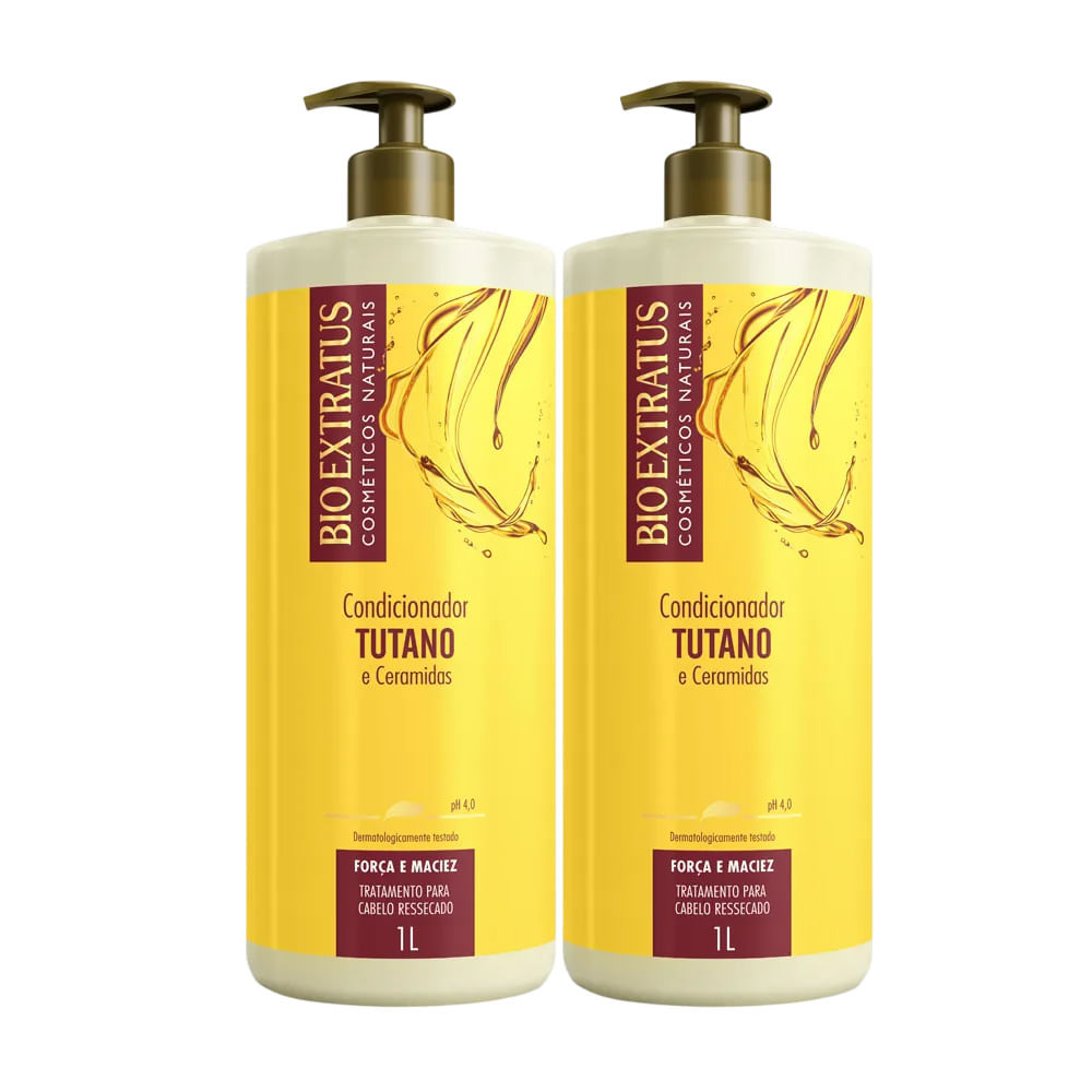 Kit Condicionador Bio Extratus Tutano Ceramidas 1L - 2 Unidades