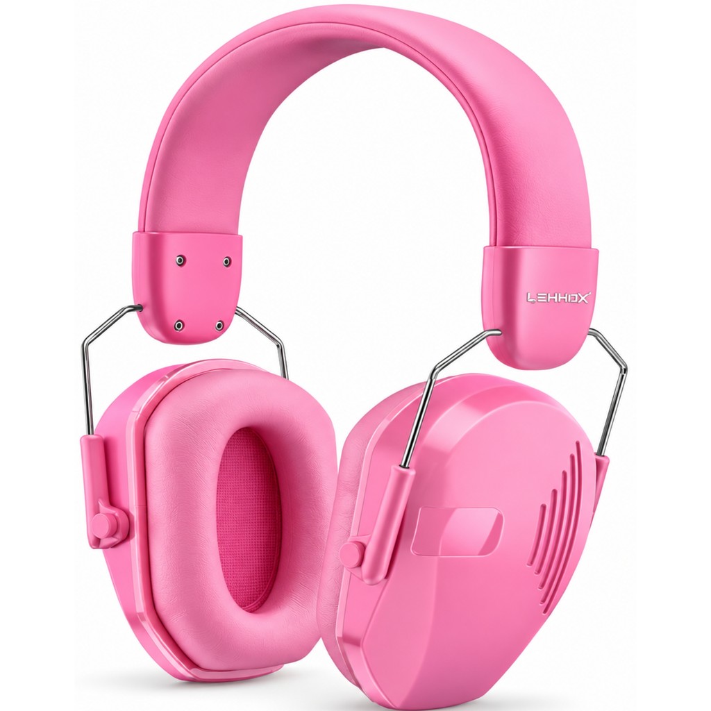 Fone Abafador de Ruído Rosa 32dB Protetor Auditivo Para Autista TDAH