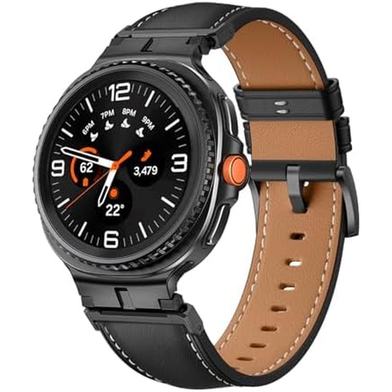 Conector De Metal Robusto Com Um Clique E Pulseira De Couro Compatível Samsung G