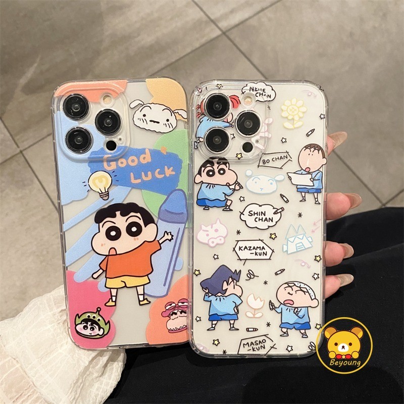 Capa De Telefone Shin-chan Dos Desenhos Animados Para Samsung Galaxy A73 A72 A71 A55 A54 A53 A52 A52s A51 A50 A50s A33 A