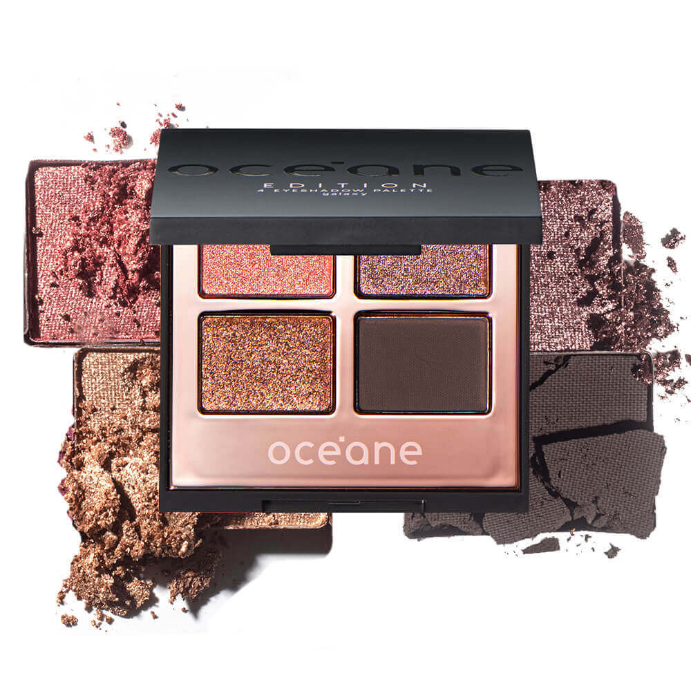 Kit Lápis de Olhos Marrom Lápis de Olhos Preto Paleta de Sombras Galaxy Océane Edition