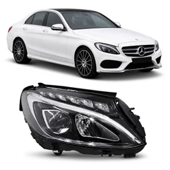 Farol Led Xenon Dianteiro Mercedes C180 C200 2014 2015 2016 2017 2018 Direito Passageiro A2059063803