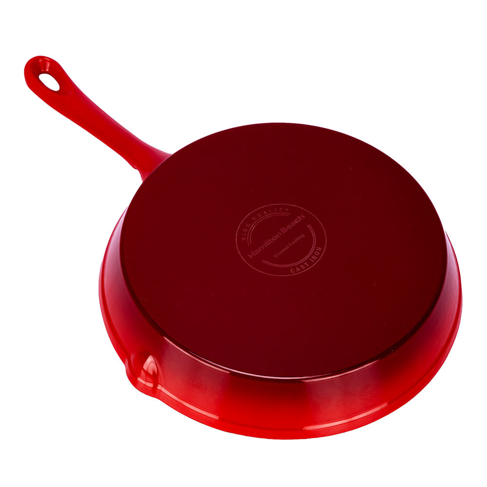 Frigideira Skillet Ferro Fundido Esmaltada Hamilton Beach American Iron 25cm — imagem 2 de 2