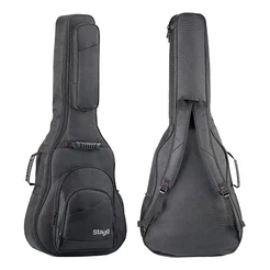 Bag Para Violão Folk Stagg - Stb-ndura 15w Preto Acolchoado