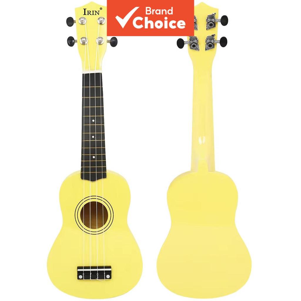 IRIN 21 Polegada Ukulele 4 Cordas Guitarra Amarelo Havaiano Mini Basswood Instrumento Musical De Para Presente Iniciante