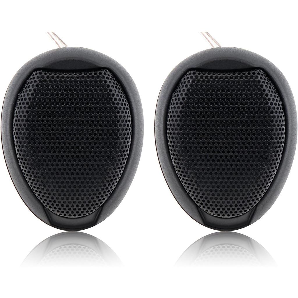 Tweeters para Carro, 2 peças de 1000W, Tweeters Mini Dome Universais de Alta Eficiência para Sistema de Áudio Automotivo