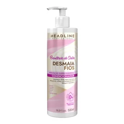 Condicionador Desmaia Fios - Hidrata Profundamente e Alinha os Fios - HEADLINE Resultado de Salão - 500ml