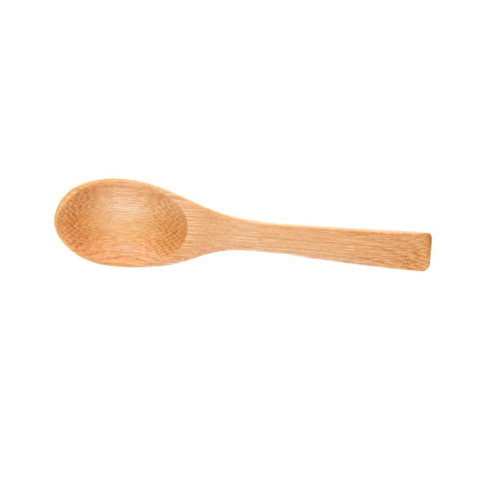 Pote Quadrado com Tampa e Colher de Bambu Jasmim 900ml Vidr — imagem 2 de 2