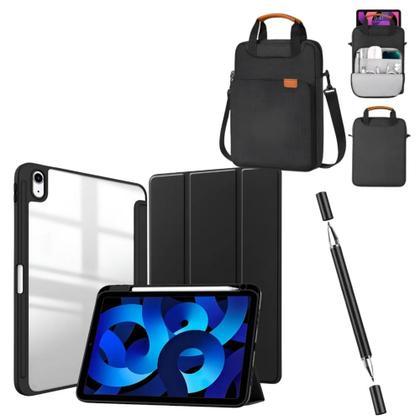 Kit Capa Teclado E Bolsa Para Galaxy Tab S10 Lite S10 FE S9 FE Proteção Completa