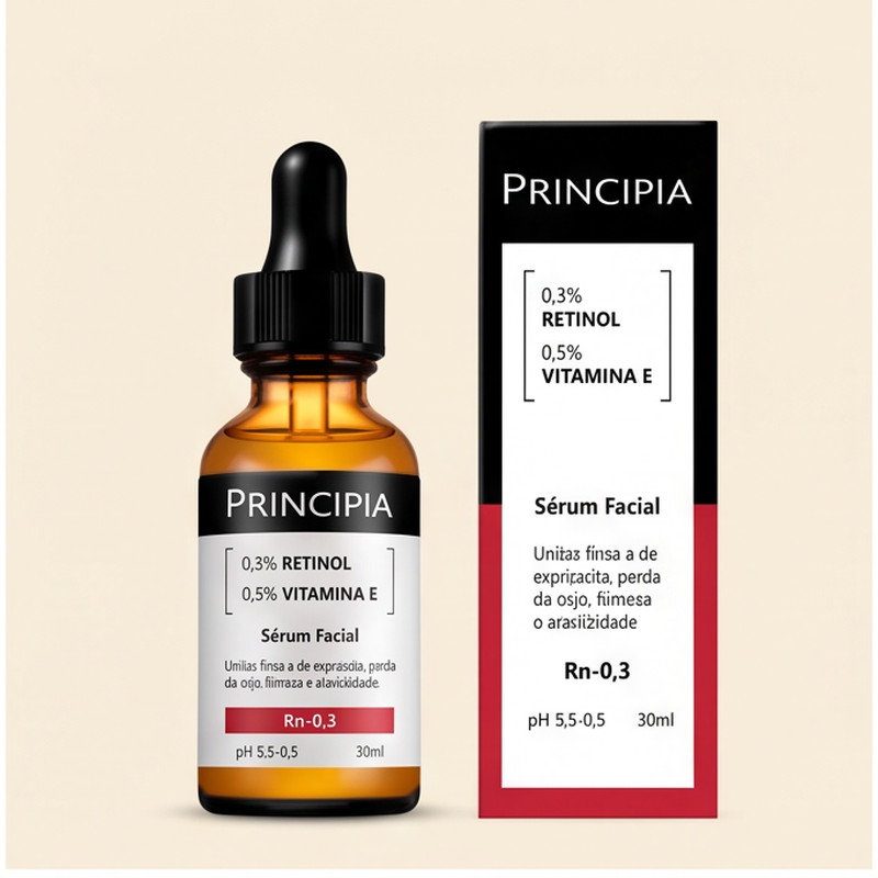 Sérum Principia Retinol 0,3% + Vitamina E - Rn-0,3 Skincare