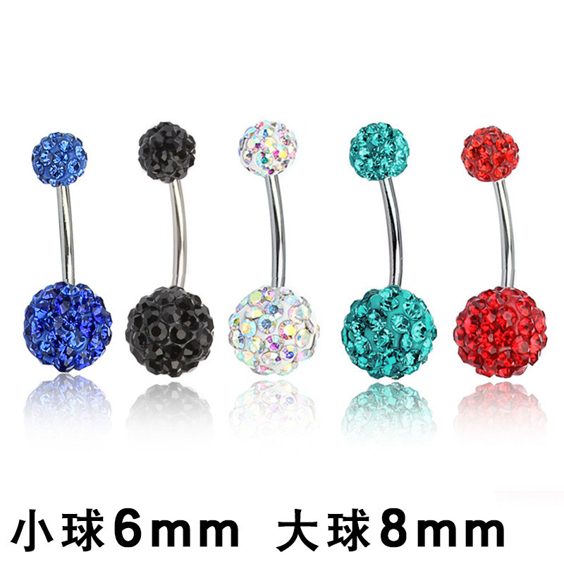 Brincos de bola de diamante Brincos de diamante completos Bola de diamante Brincos hipoalergênicos Agulha fina Anel Umbi