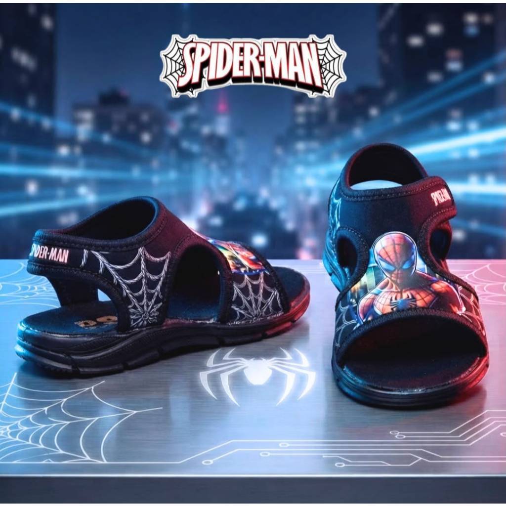 Papete Sandália infantil menino Spiderman homem aranha