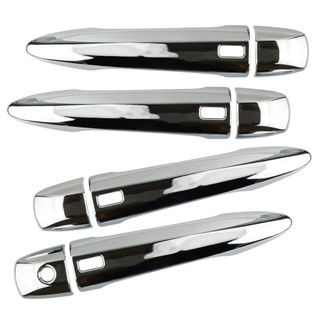 Para 2022-2024 Nissan Rogue Chrome Maçaneta Da Porta Cobre Sobreposição Com 4 Smartkey