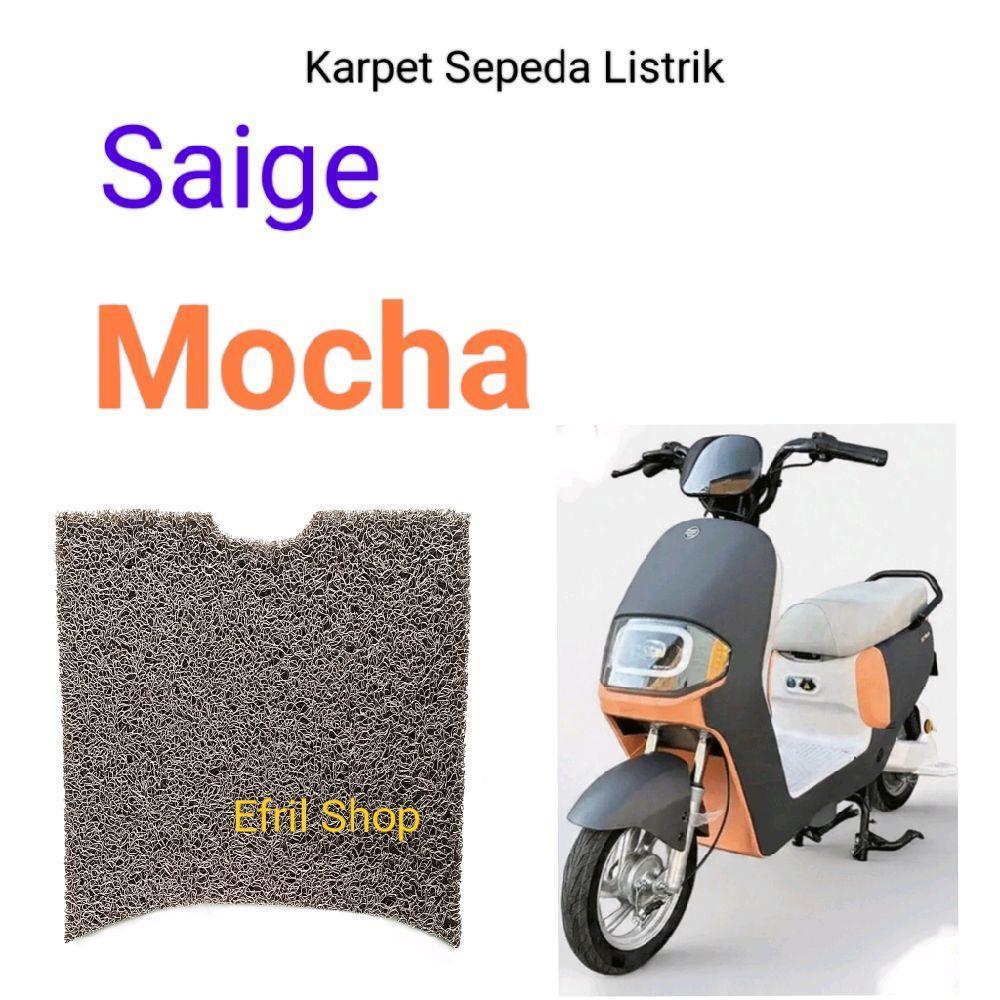 Tapete Para Bicicleta Elétrica Saige Mocha