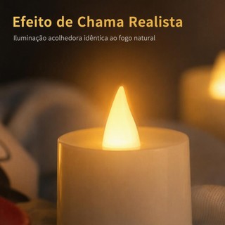 72/96/120 Led Produtos Eletrônicos Com Velas Amarelas 3,5*4,5CM Festas Casa e Decoração V…