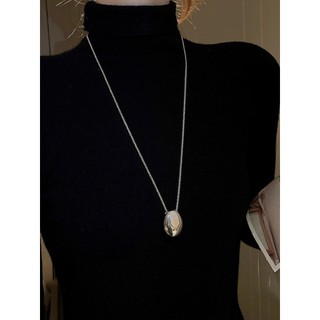 Colar feminino não-desbotamento luz luxo nicho camisola corrente atmosférica high-end longo outono inverno Clavi