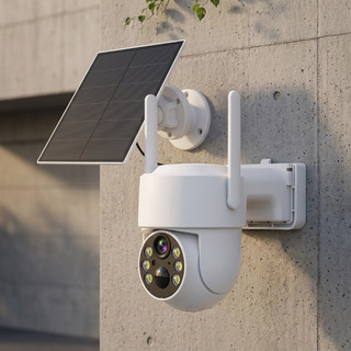 Câmera Solar de Segurança Wi-Fi HD com Alerta de Movimento e Visão Noturna Orbitta