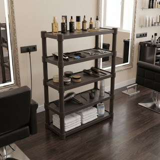 Estante Prateleira Modular Multiuso Organizadora Plástico Reforçado 5 Andares  - Kaziva