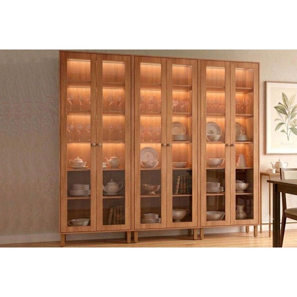 Cristaleira Sala Esplêndida LED Reflecta 210cm Cinamomo MGM