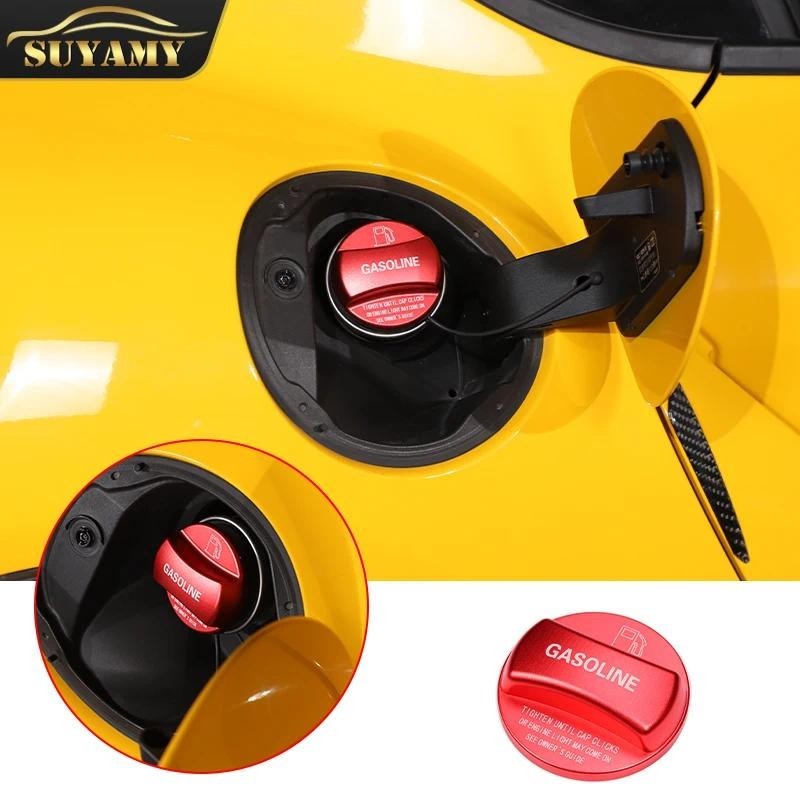 Liga De Alumínio Azul/Vermelho Estilo Tampa Do Tanque De Combustível Para Toyota GR Supra A90 2019 2020 2021 2022 (1 Pçs