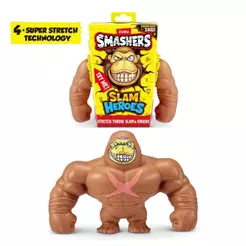Smashers Boneco Elástico Heróis Marrom - Fun Divirta-se