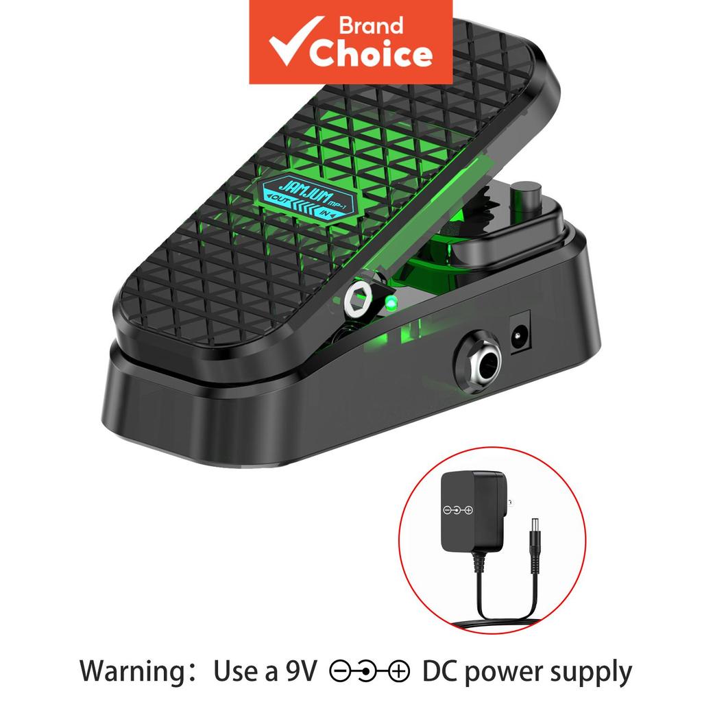 Pedal de Volume WAH Dupla Função JAMJUM Silencioso Antiderrapante Para Efeitos de Amplificador de Guitarra Performances