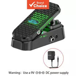 Pedal de Volume WAH Dupla Função JAMJUM Silencioso Antiderrapante Para Efeitos de Amplificador de Guitarra Performances
