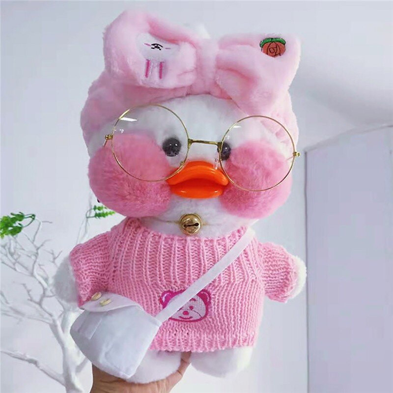 Pato de pelúcia Flifan de 30cm, brinquedo fofo para abraçar, presente macio para crianças e meninas YDXC