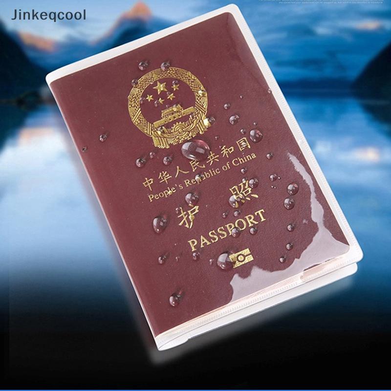 Capa Transparente Para Passaporte Jqbr Em Sacos De Documentos À Prova D'água Protetora QDD