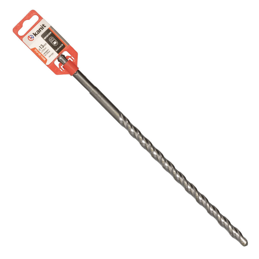 Broca SDS-PLUS Kanit KBPLUS13310 – 13 mm x 310 mm – Aço Liga com Ponta de Metal