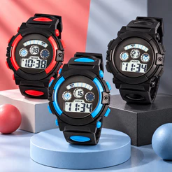 relogio smartwatch multifuncional e resistente a quedas para crianças, adequado para alunos do ensino fundamental II.