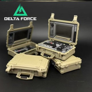 Delta jogo móvel mercadoria Terminal de informações militares grande vermelho grande ouro modelo figura ornamentos novo 