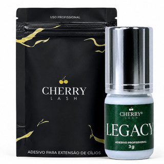 Cola Adesivo Legacy Cherry Lash 3g Para Extensão De Cílios Alongamento Cilios Retenção Volume Fio