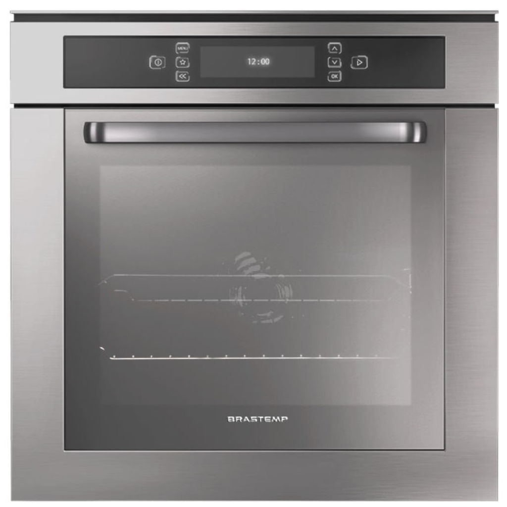 Forno Brastemp de Embutir Elétrico 67 Litros Inox BO260AR