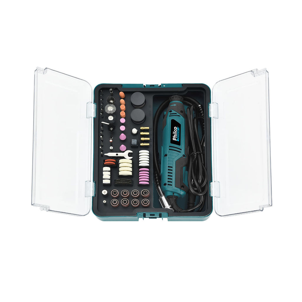 Micro Retifica Philco 120 Acessórios + Eixo Flexível PRT180