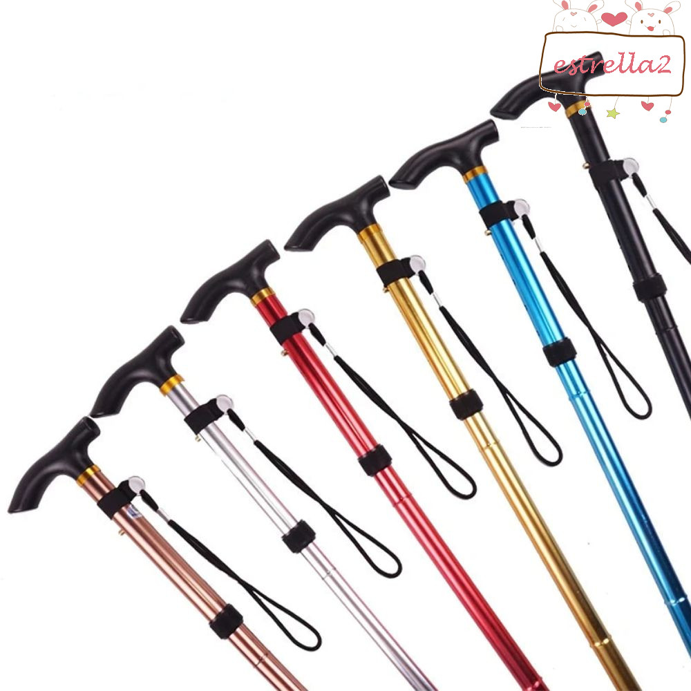 AESTRELLA Cross Country Cane , Bastões De Trekking Dobráveis Em EVA Para Atividades Ao Ar Livre , Funcionários De Alumín