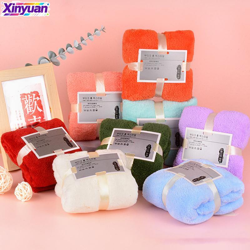 xiny 1/5 Pçs Conjunto De Toalhas De Banho Super Macio Altamente Absorvente Qui-Secagem Coral Veludo Toalha Para Adultos 