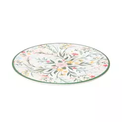 Prato para Sobremesa Vale Florido 22,5cm Colorido Melamina