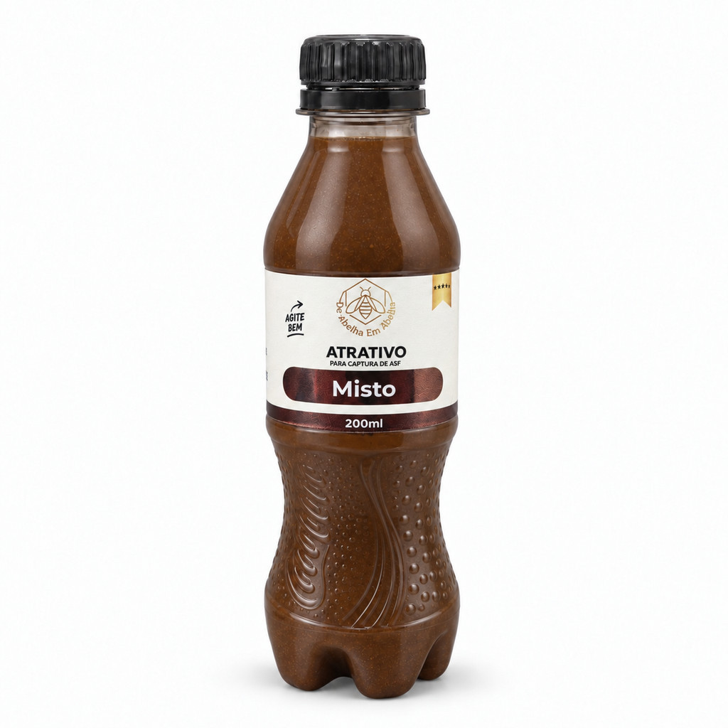 Atrativo Misto Super Premium Pega Jataí, Marmelada, Iraí e outras 200ML De Abelha Em Abelha
