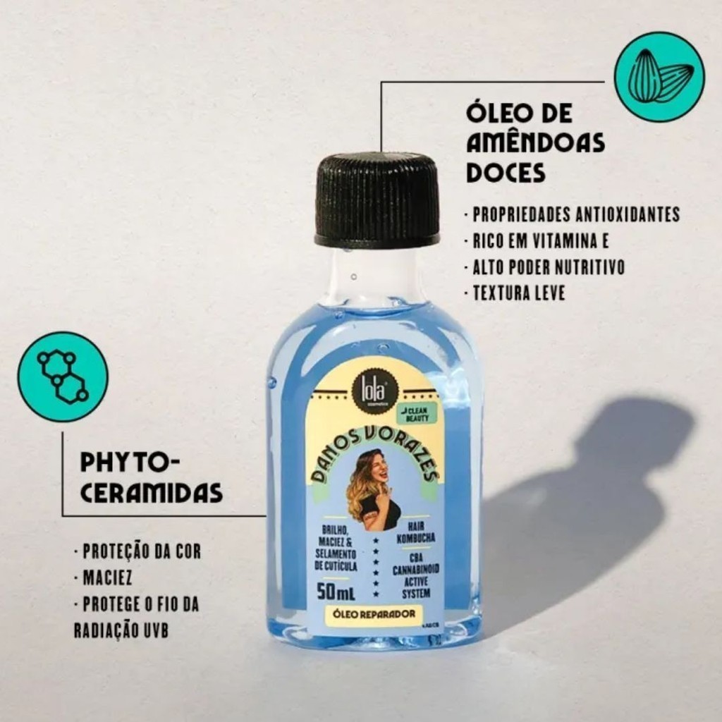 Kit Lola From Rio - Óleos Argan Oil + Danos Vorazes + Pinga Açaí — imagem 2 de 2