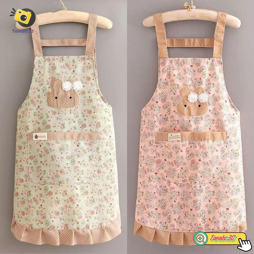 TOPABCC Aventais De Cintura Para Adultos , Cozinha Femininos Com Estampa De Flor De Coelho De Desenho Animado Antiincrus