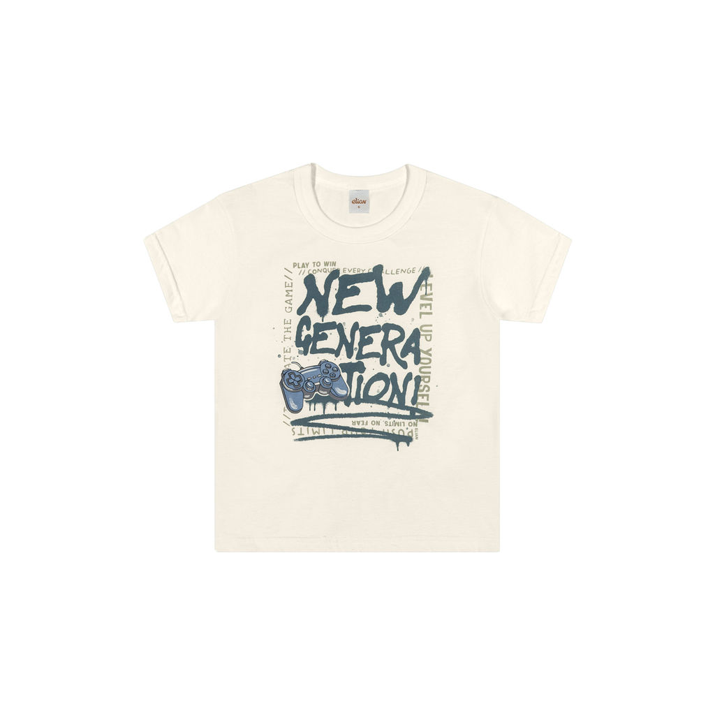 Camiseta Infantil Menino Urban Gamer Elian Bege