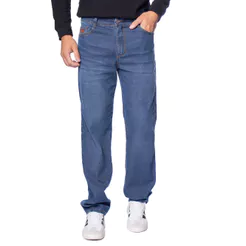 Calça Jeans Masculina Max Denim Reta Azul