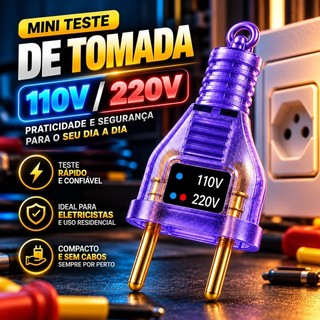 Chaveiro Teste Identificador Tensão Voltagem 110/220v