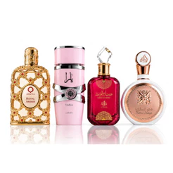 perfumes femininos Kit 4 árabe premium de luxo Com essencias De Otima Qualidade duradouras