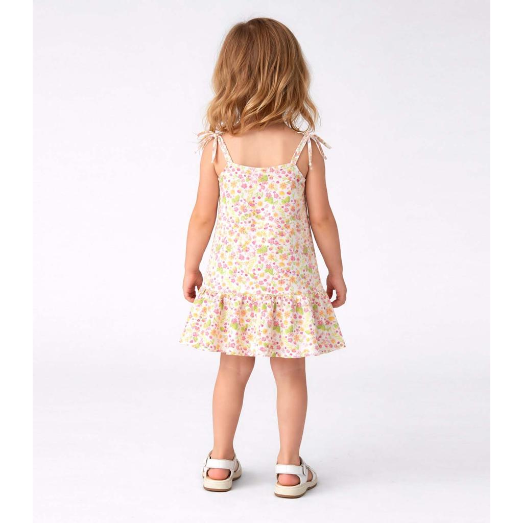 Vestido Infantil Alça Com Laço Nas Pontas Select Rosa · foto 2