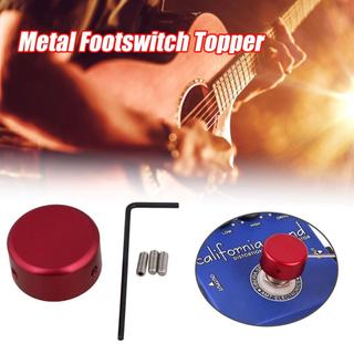 oops_shop.br fangzi Foot Topper Metal Guitar Effect Protection Cap Nail com chave