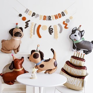 Balões de animais novos, balões de cachorro, balões de aniversário de desenho animado, balões de aniversário TOAN