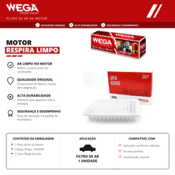 Filtro de ar do Motor TOYOTA COROLLA RAV4 2008 a 2021 – Wega JFA0285